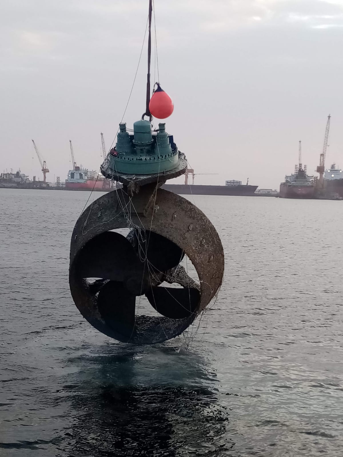 Rig thruster recovery
