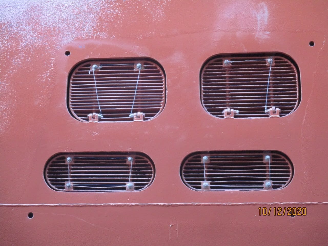 Sea chest blanking and cleaning