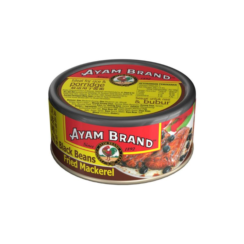 AYAM BRAND FRIED MACKEREL B/BEANS