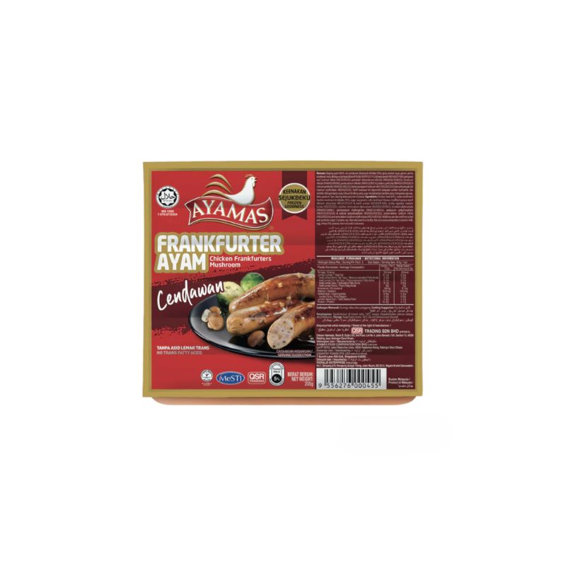 AYAMAS CHICKEN FRANKFUTER WITH MUSHROOM