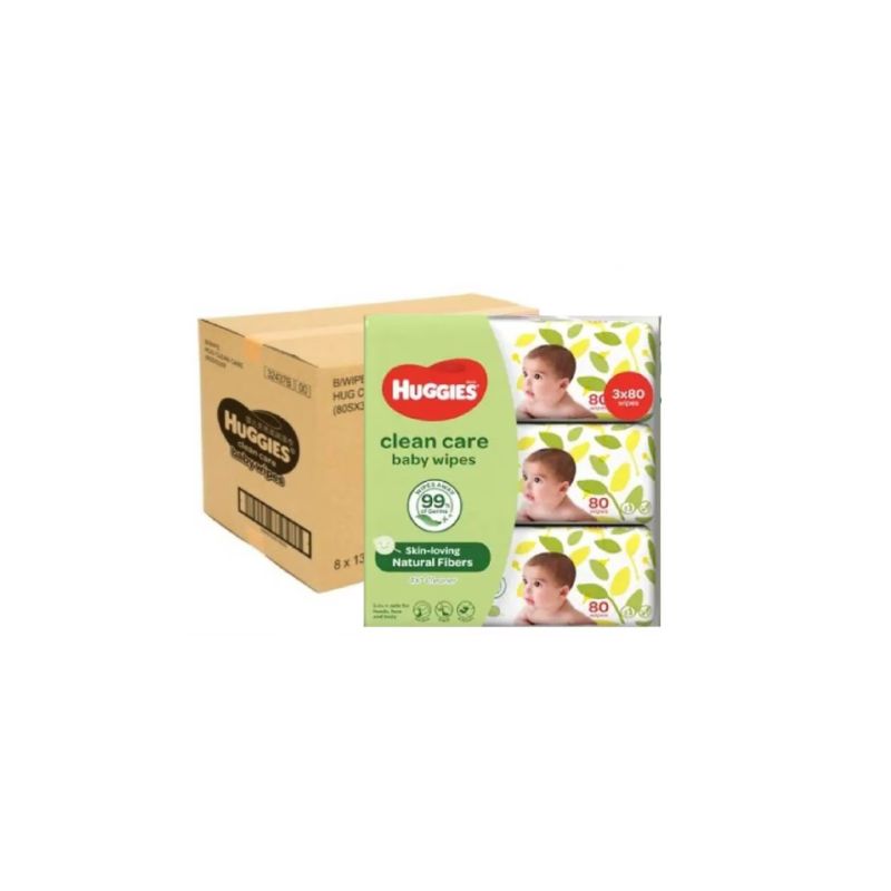 BABY WIPES HUG CLEAN CARE 80SX24