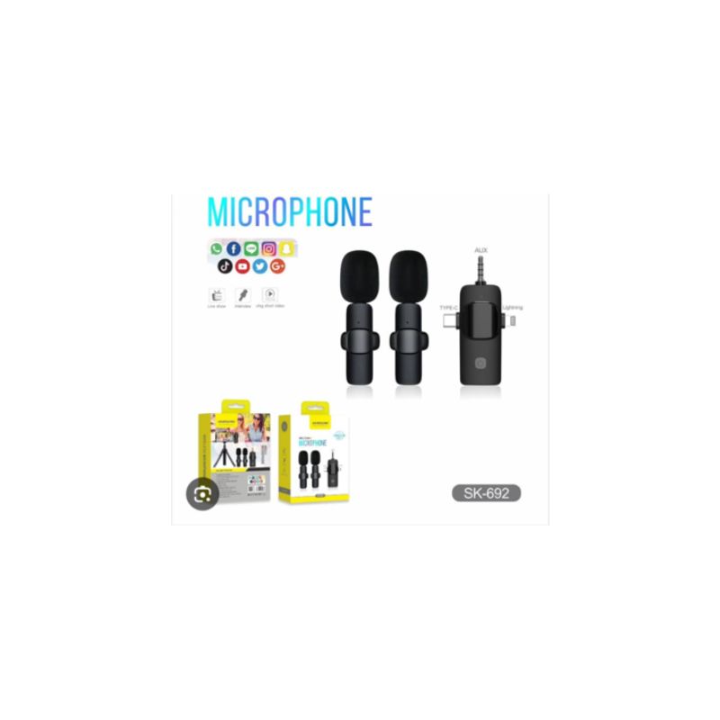 DUNSPIN SK-692 3-IN-1 WIRELESS MICROPHONE