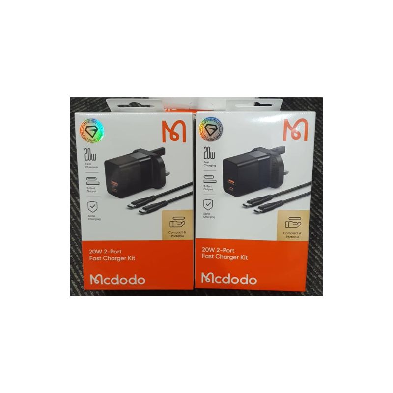 MCDODO CH-130 USB & PD20W FAST CHARGER KIT