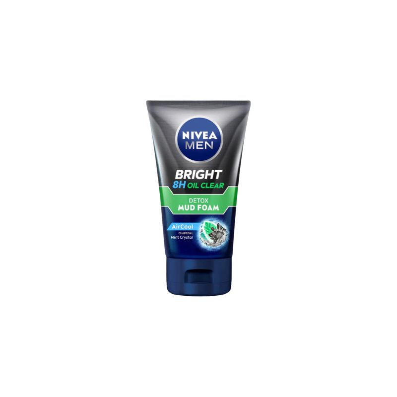 NIVEA MEN BRIGHT 8H OIL CLEAR MUD FOAM