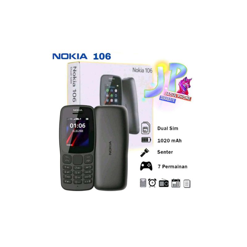NOKIA 106 DUAL SIM FEATURE PHONE
