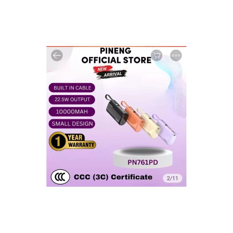 PINENG 10000MAH POWER BANK