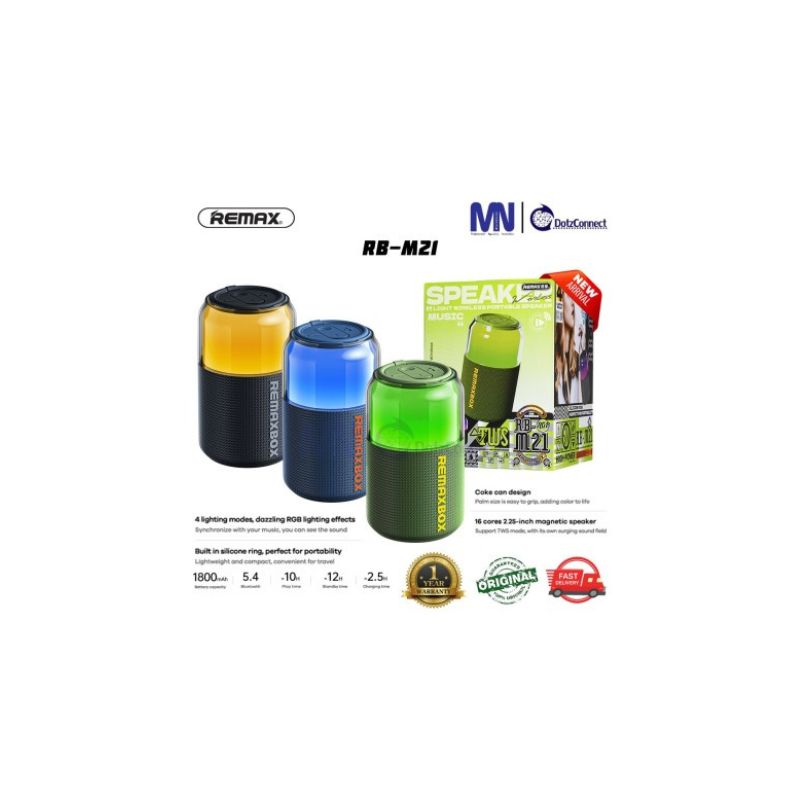 REMAX RB-M21 WIRELESS BLUETOOTH SPEAKER