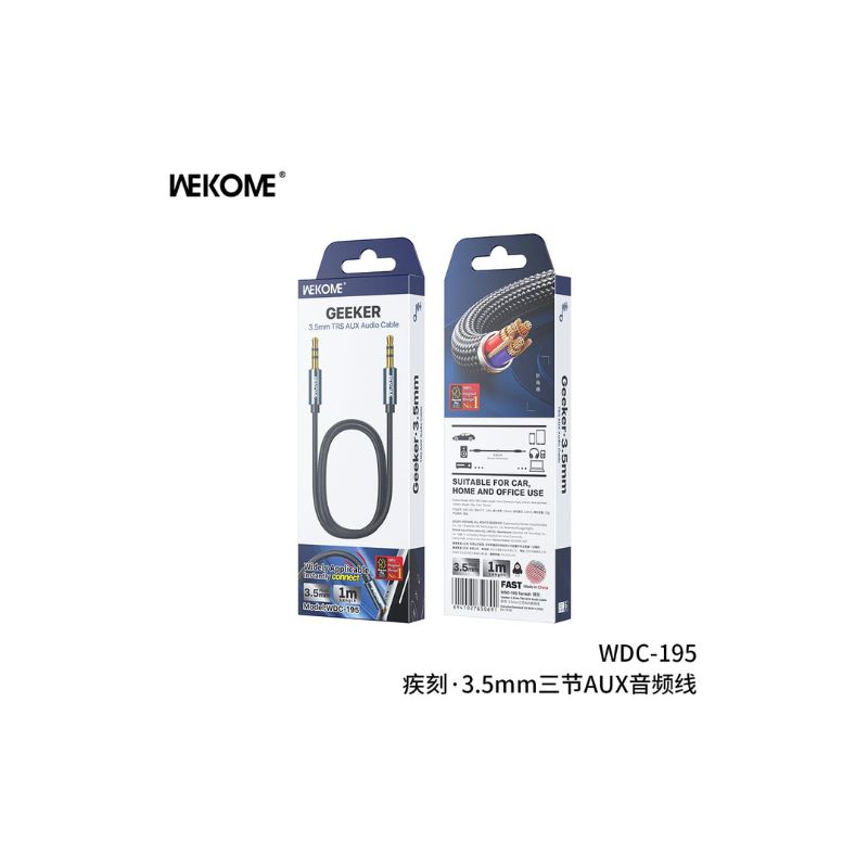 WEKOME WDC-195 GEEKER 3.5mm TRS AUX AUDIO CABLE