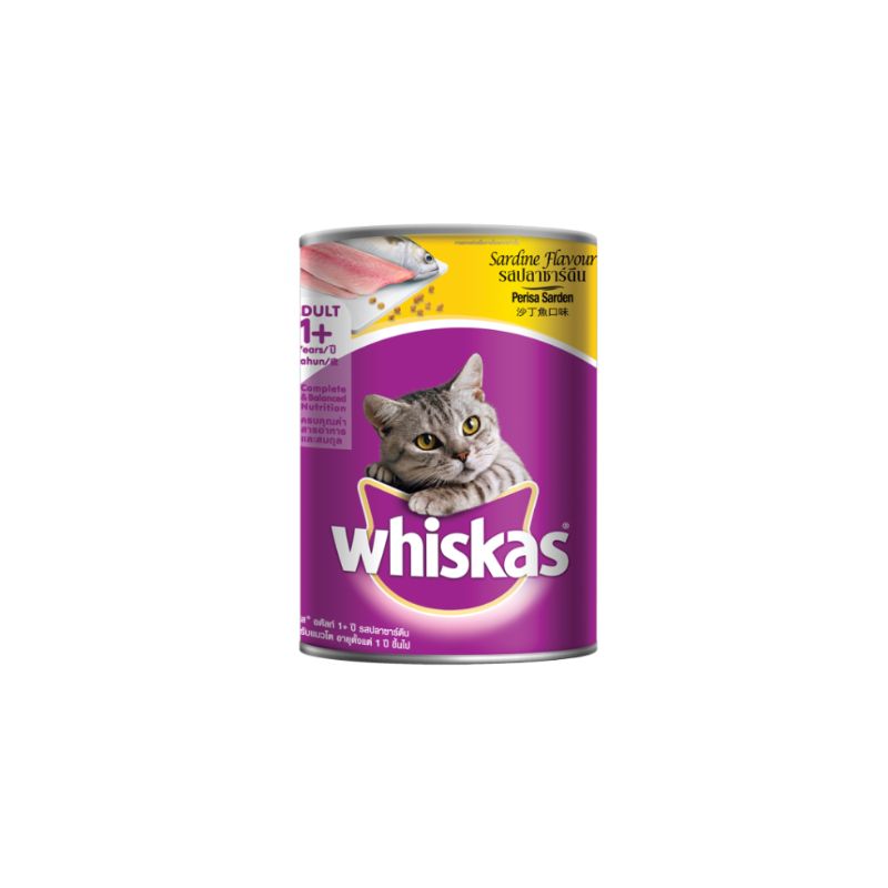 WHISKAS CAN SARDINE 400G