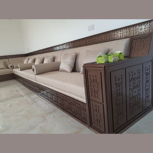 Wooden Design Arabic Majlis – Design 4