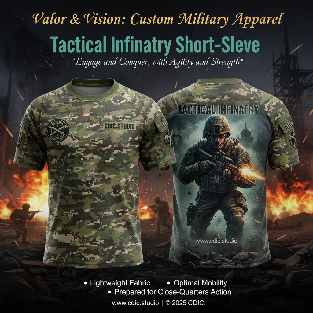 Army Jersey Design Service – Custom Military Tactical Sportswear Design 09-16 | CDIC.Studio