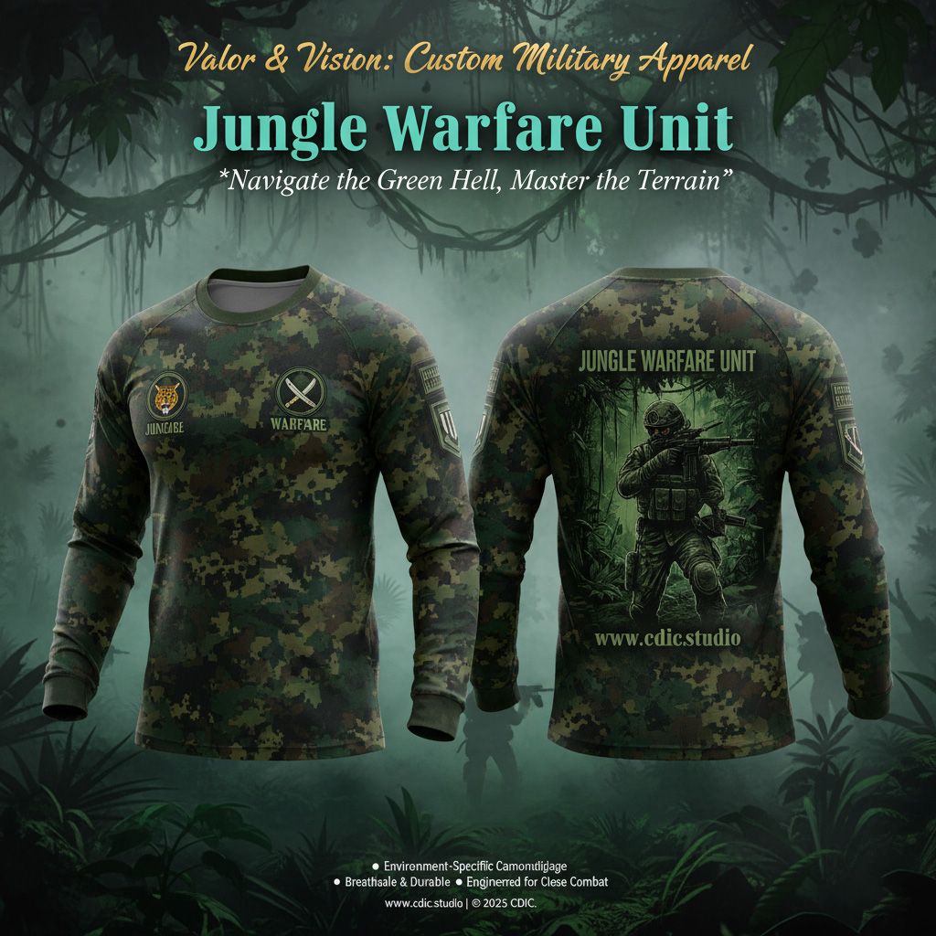 Army Jersey Design Service – Custom Military Tactical Sportswear Design | CDIC.Studio
