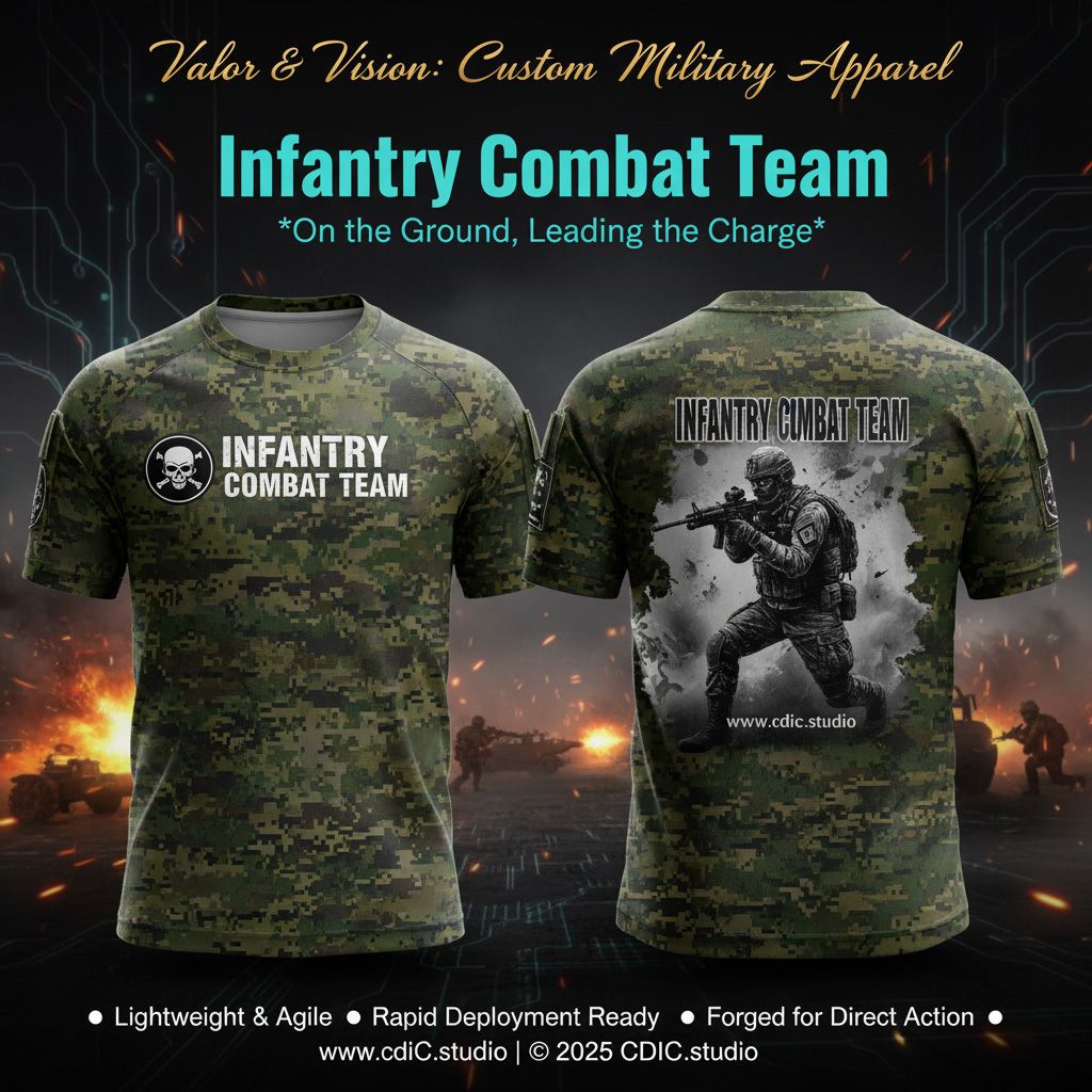 Army Jersey Design Service – Custom Military Tactical Sportswear Design 57-64 | CDIC.Studio