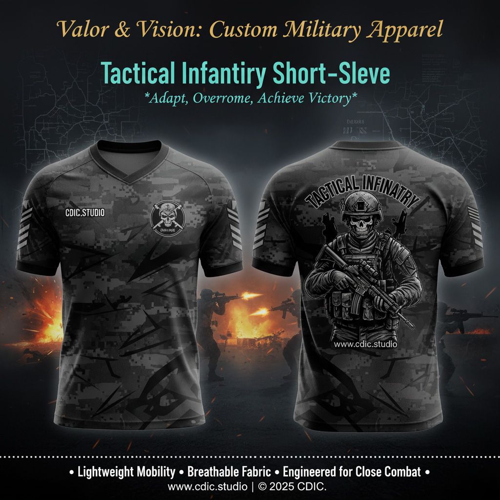 Army Jersey Design Service – Custom Military Tactical Sportswear Design 65-72 | CDIC.Studio