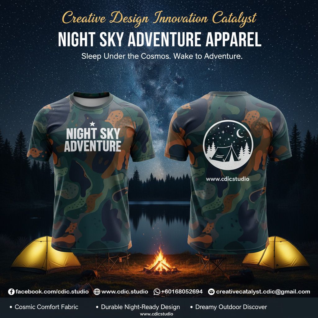 Custom Camping & Wilderness Apparel Design Service – Group Trip, Scout & Outdoor Adventure Gear Design 01-08 | CDIC.Studio