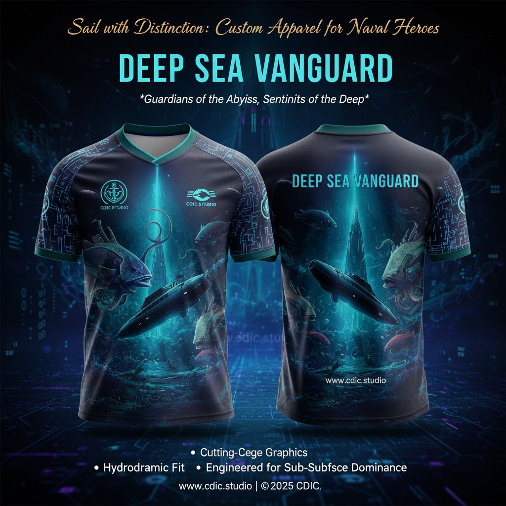 Navy Jersey Design Service – Custom Naval & Marine Tactical Sportswear Design 71-80 | CDIC.Studio