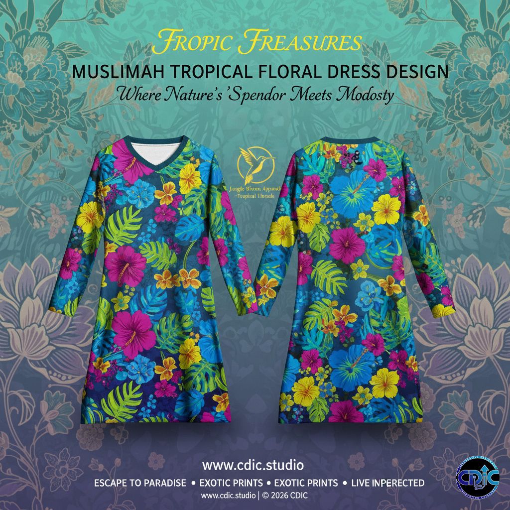 Malaysia Muslimah Jersey Design Service – Custom Sportswear Design 89-96 | CDIC.Studio