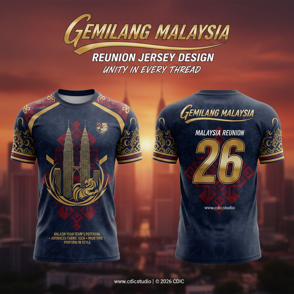 Reunion Jersey Design Service – Custom Athletic & Commemorative Sportswear Design 09-16 | CDIC.Studio