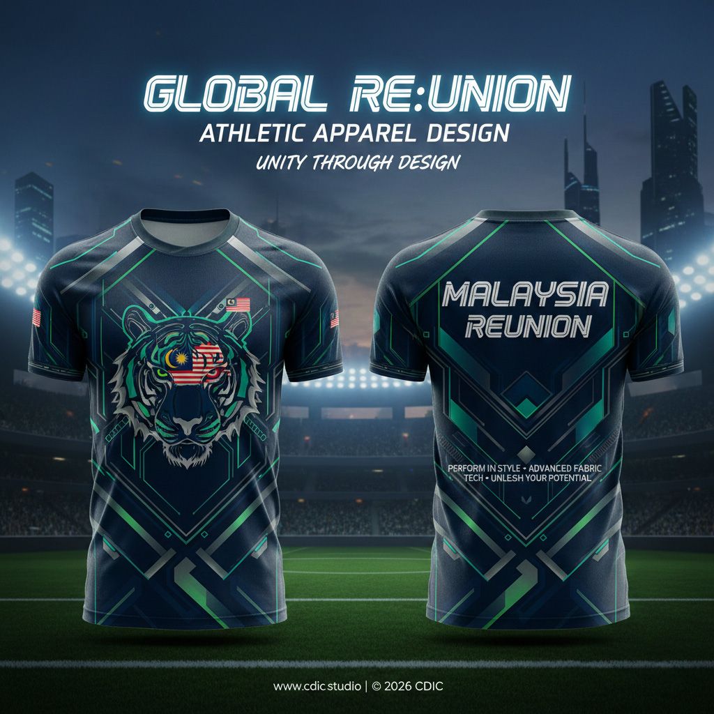 Reunion Jersey Design Service – Custom Athletic & Commemorative Sportswear Design 25-32 | CDIC.Studio