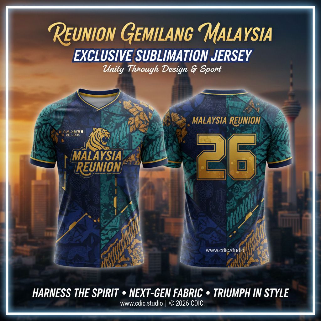 Reunion Jersey Design Service – Custom Athletic & Commemorative Sportswear Design 65-72 | CDIC.Studio