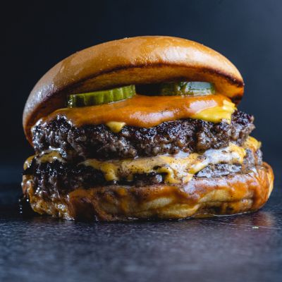 Beef Naga Cheese Burger