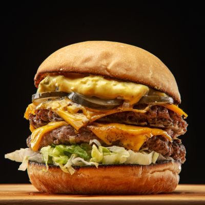 Chicken Naga Cheese Burger