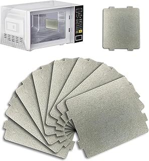 X spring Microwave Oven Parts, 8Pcs Thick Mica Waveguide Cover, Replacement Insulation Sheets for Microwave Oven Repair and Maintenance for Home Appliances and Commercial Use