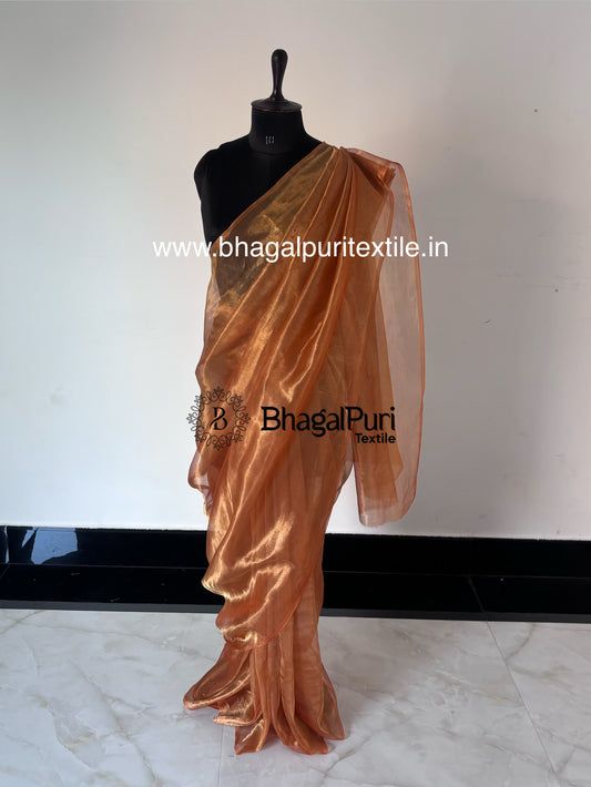 Velvya Sunset Tissue Silk Saree With Running 1 M Blouse