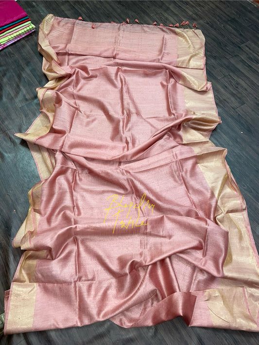 Bhagalpuri Weaves Pure Munga Silk Saree for Wedding & Festive