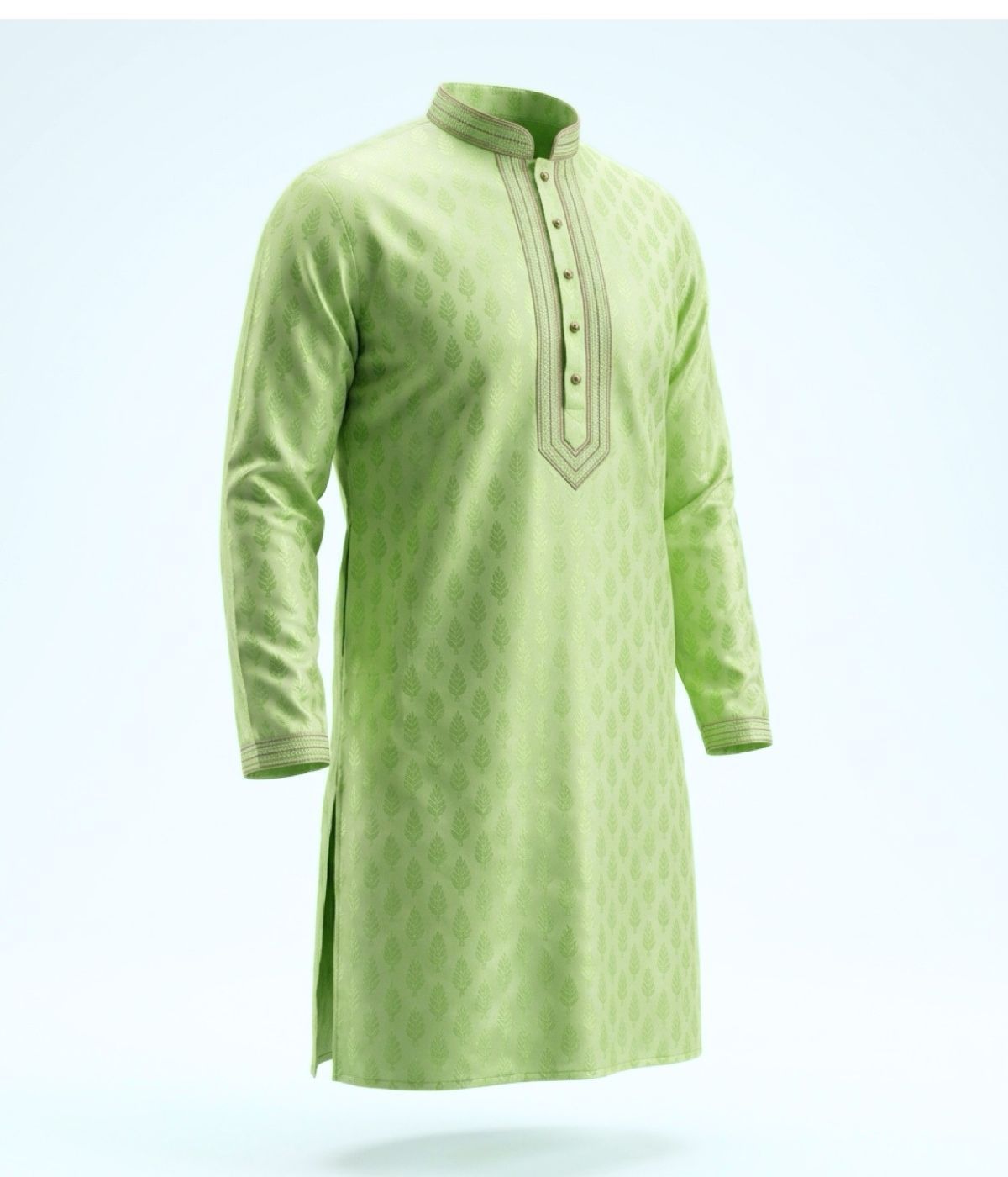 Mint Green Jacquard Men’s Kurta