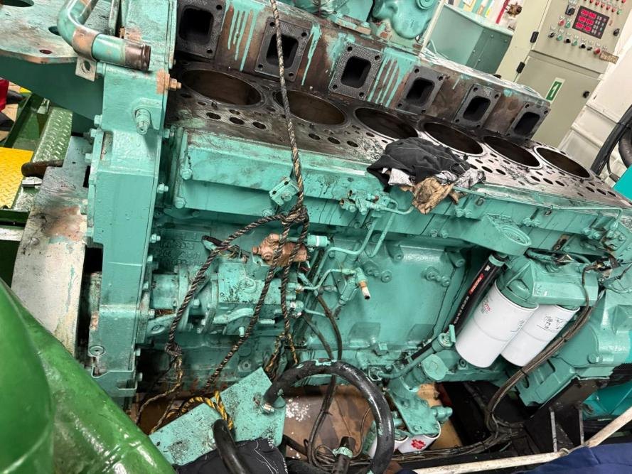 Marine Selina engine work