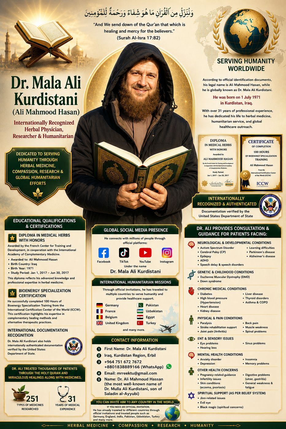 First Name: Dr.mala Ali Kurdistani