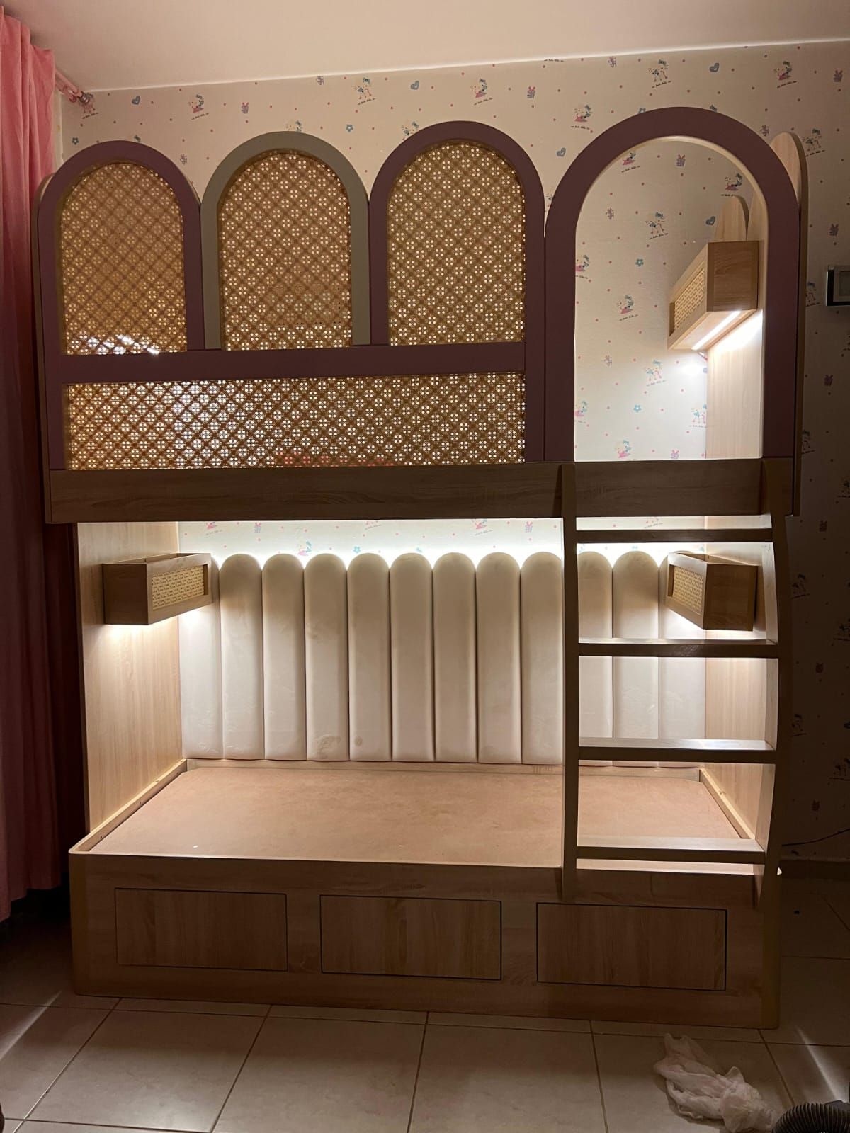 Custom Kids' Bunk Bed – Design 2