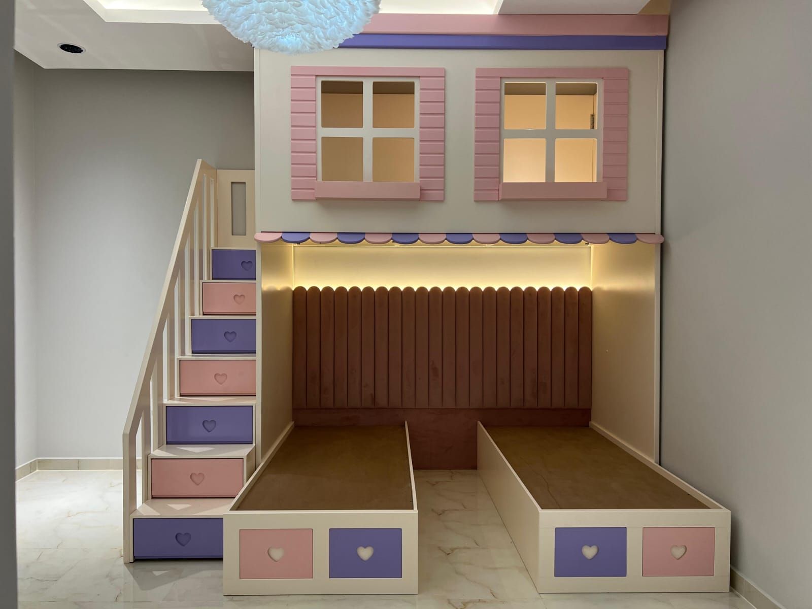 Custom Kids' Bunk Bed – Design 5
