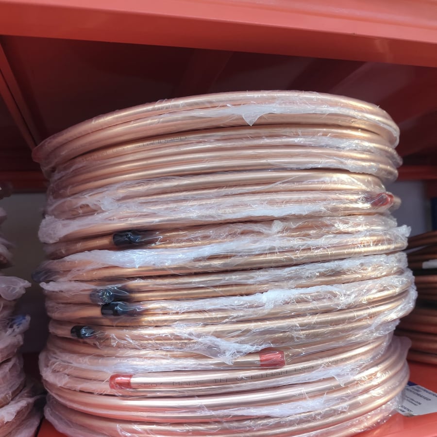 Copper Pipe Coil 1/4" x 15 m
