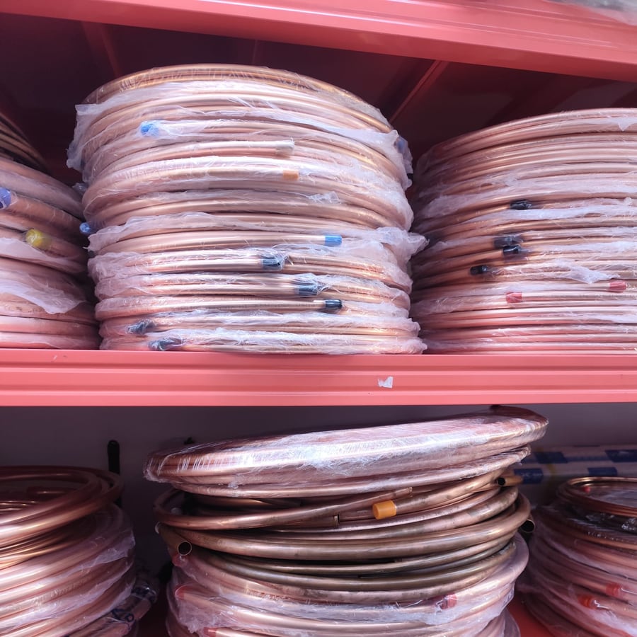 Copper coils