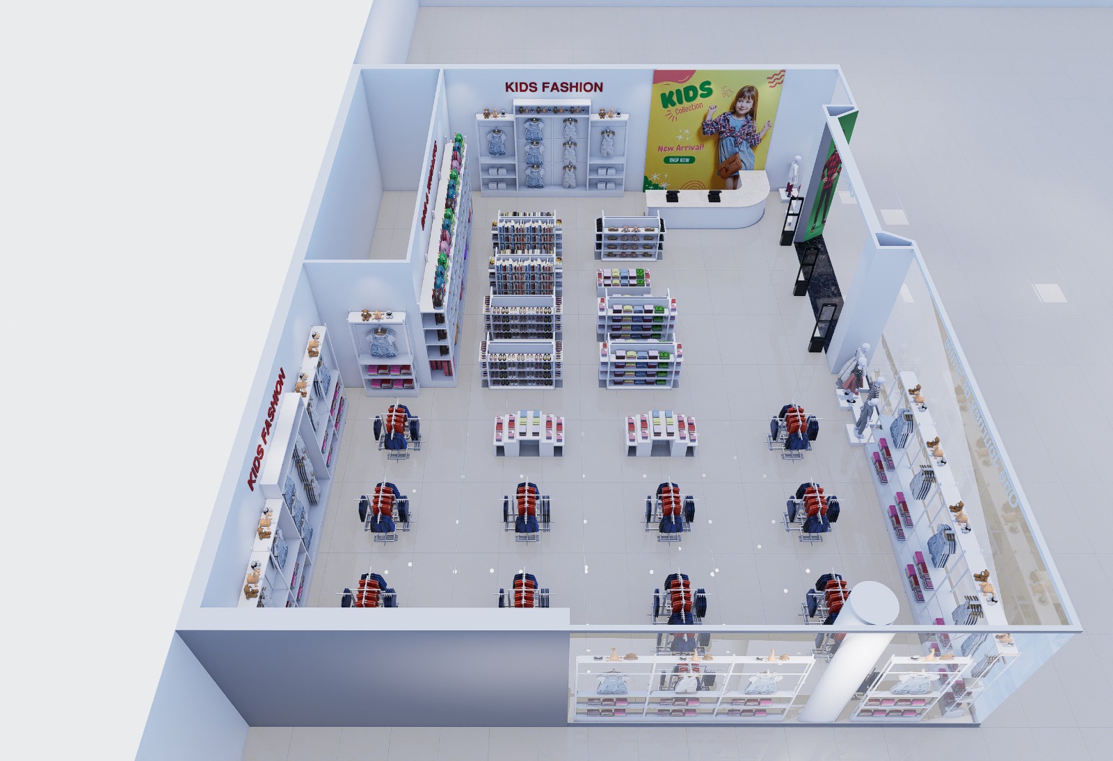 Kids fashion layout