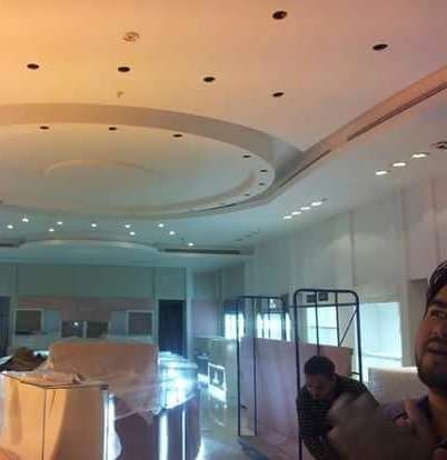 Coffer ceiling