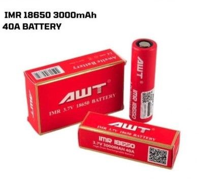 AWT IMR 18650 3000mAh 40A BATTERY