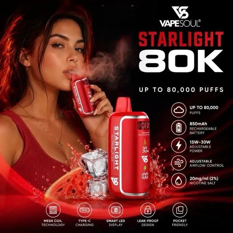 VapeSoul Starlight 80000 Puffs Disposable Vape
