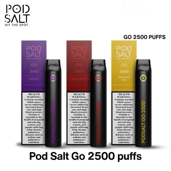 Podsalt Go 2500 Puffs 20mg Disposable Vape