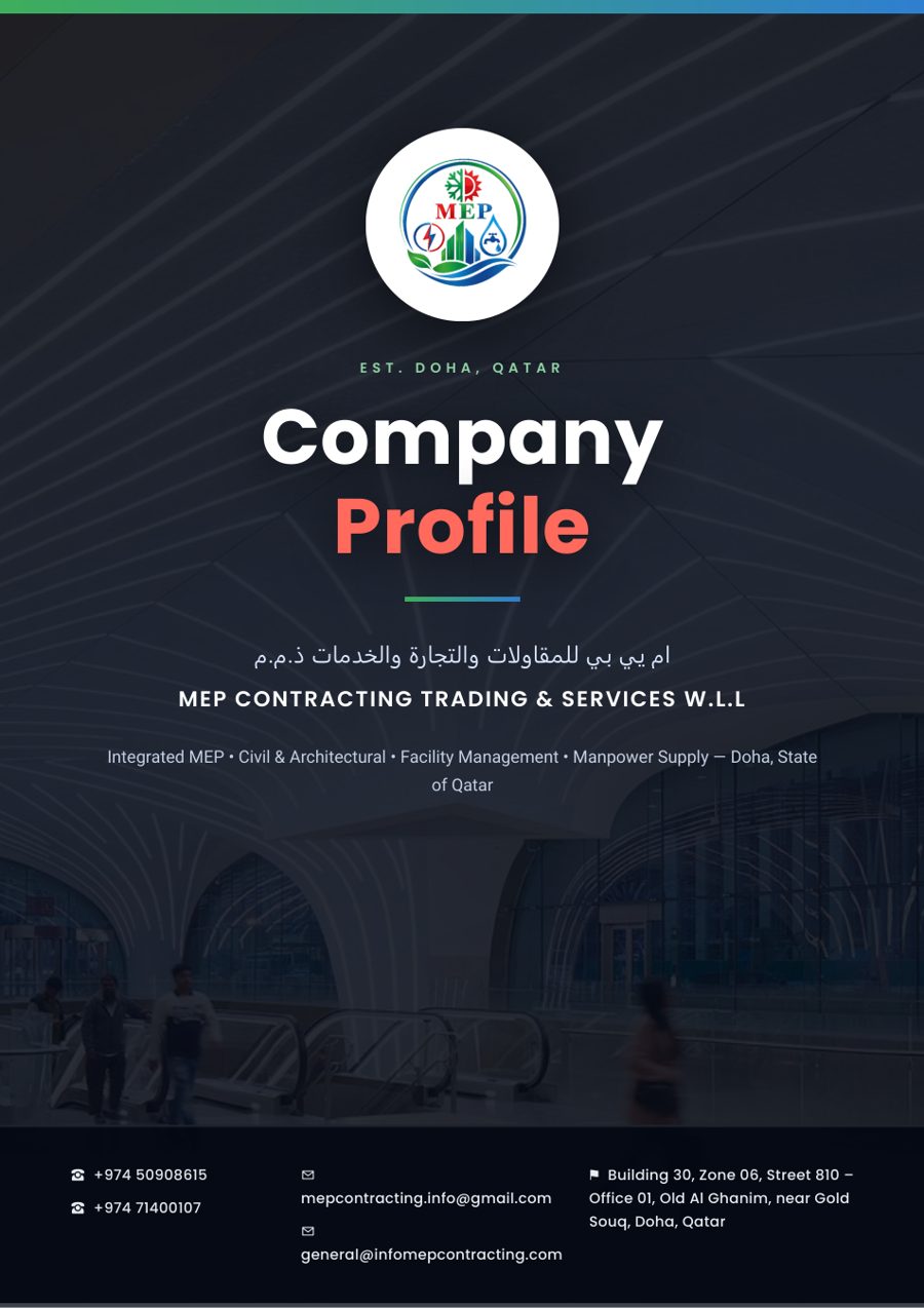 Cover with bilingual company name