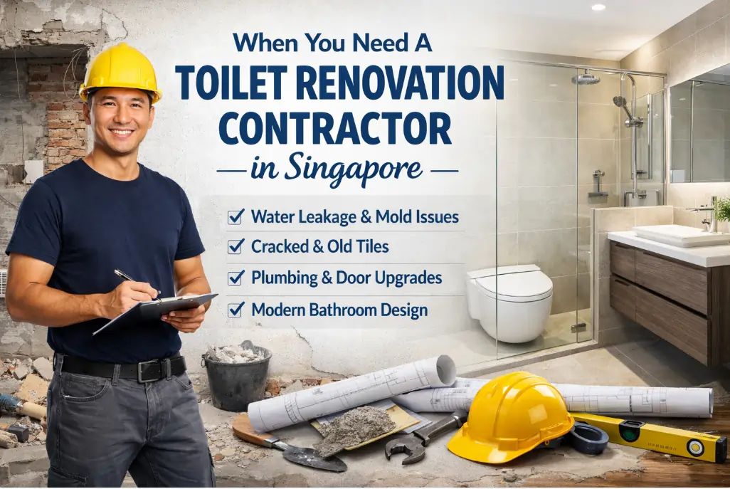 When You Need a Toilet Renovation Contractor Singapore – A Complete Guide for Homeowners