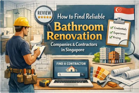 How to Find Reliable Bathroom Renovation Companies and Contractors in Singapore