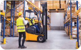 forklift operator Tub