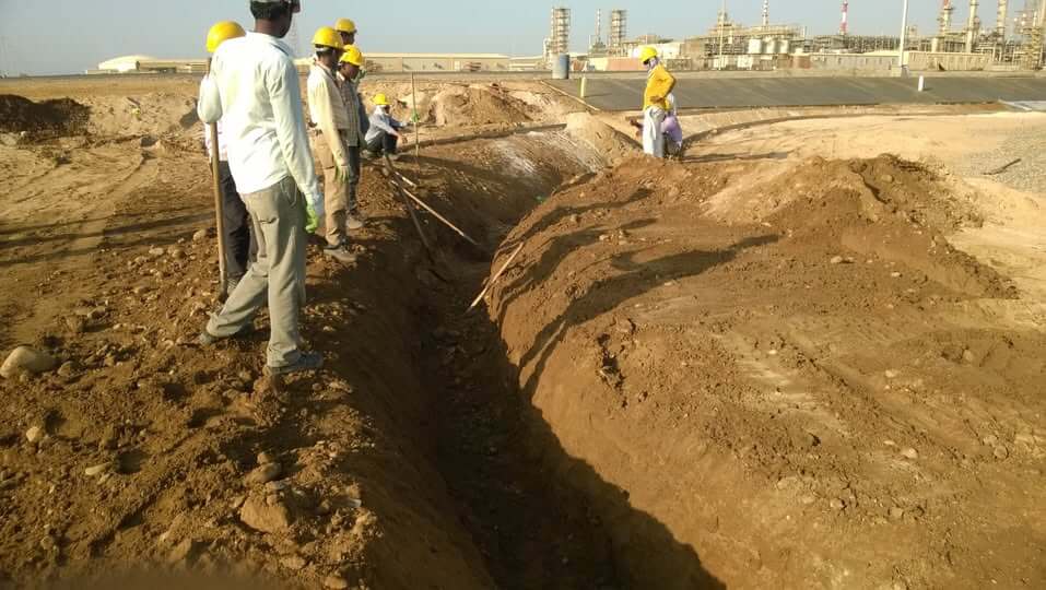Excavation For U-Ditch